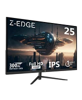 Z-edge 24.5" 1080P Full Hd 300Hz (Dp) 240Hz (HDMI) 1ms Ips Gaming Monitor, HDMI x2, DisplayPort x2, Support Vesa Mount 75 x 75mm