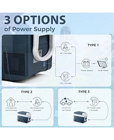 Cowsar Car Refrigerator 12 Volt Mini Fridge 41 Quart 45L Portable Freezer Electric Cooler Intelligent Control Panel -4
