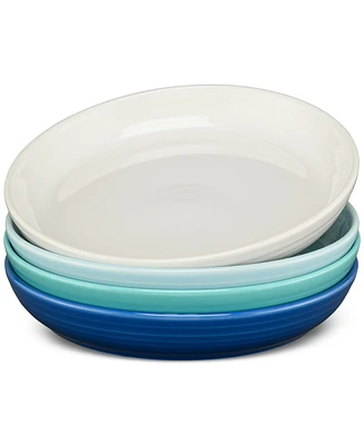 Fiesta Coastal Blues Coupe 8.5" Luncheon Bowls, Set of 4