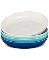 Fiesta Coastal Blues Coupe 8.5" Luncheon Bowls, Set of 4