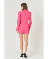 endless rose Women's Suit Blazer Romper