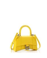 Pre-Owned Balenciaga Xs Hourglass Top Handle Bag Leather