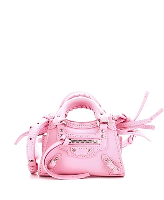 Pre-Owned Balenciaga Super Nano Neo Classic City Bag Leather