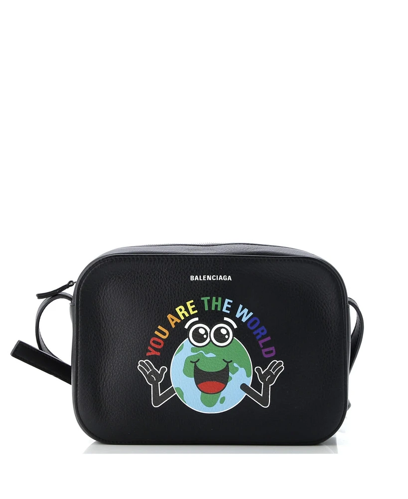 Pre-Owned Balenciaga Small Everyday Camera Bag Printed Leather
