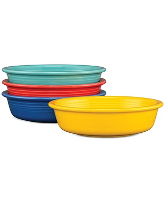 Fiesta Vibrant Classic Rim Cereal Bowls, Set of 4