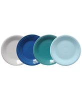 Fiesta Coastal Blues Classic Rim Salad Plates, Set of 4