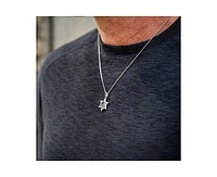 Vincero Star of David Pendant – Stainless Steel, Silver Finish