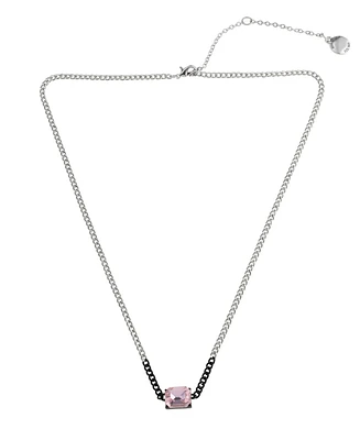 Steve Madden Punk Romance Stone Pendant Necklace