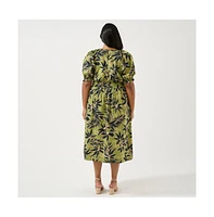 Wildleaf Cotton Midi Dress
