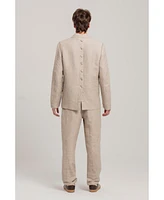 Pcfg Men's Free Heaven Linen Oversized Blazer