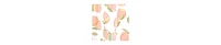 Hudson Baby Girls Cotton Dress and Cardigan Set, Sweet Peach