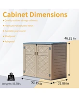 Mondawe Heavy-Duty Outdoor Storage Cabinet (Large Single-Tier)