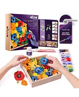 Okto Sensory Art 3D Woodcraft “Freedom” – Flowers Craft Kit