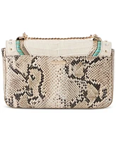 Brahmin Rosa Cloud Dancer Dubois Small Leather Crossbody