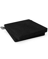 Outdoor Chair Cushion Set of 2 Waterproof Fade-Resistant Olefin Seat Cushions