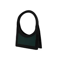 Women's The Aureola Shoulder Bag - Emerald Green:Onyx Black