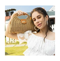 Women's The Basque Hand Bag - Khaki Brown
