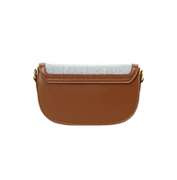 Women's The Denim Curve Shoulder Bag - Indigo Blue
