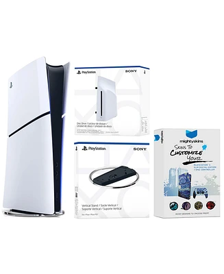 Sony PlayStation 5 Slim Digital Bundle with Disc Drive, Vertical Stand