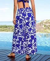 Cupshe Women's Luxe Riviera Floral Cover-Up Pants
