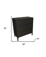 Three Drawer Dresser with Ample Storage for Bedroom or Closet