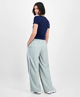 Celebrity Pink Juniors' Drawstring Side-Stripe Track Pants