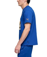 Puma Men's Cotton Hoops Energy Graphic Short-Sleeve T-Shirt