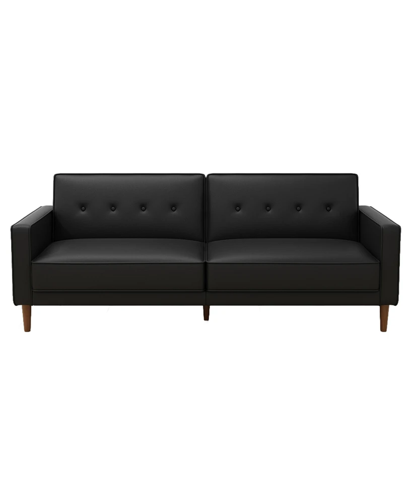 Gold Sparrow 80" Faux Leather Camden Convertible Sofa Bed, Created for Macy's