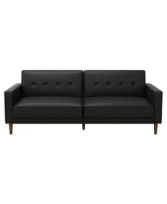 Gold Sparrow 80" Faux Leather Camden Convertible Sofa Bed, Created for Macy's