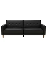 Gold Sparrow 80" Faux Leather Camden Convertible Sofa Bed, Created for Macy's