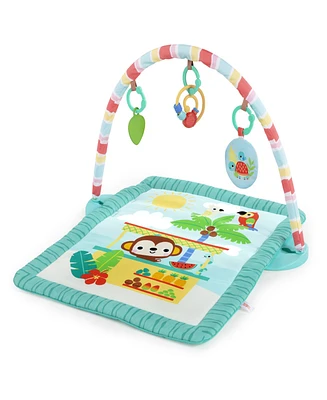 Bright Starts Infant Activity Gym and Tummy Time Play Mat with Toys