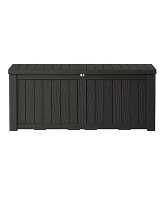 Mondawe 120 Gallon Resin Outdoor Storage Deck Box