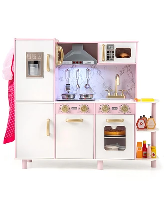 Kitchen Playset with Ice Maker and Sounds for Ages 3+