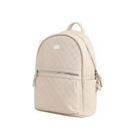 Women's The Checkered Curve Backpack - Ivory White
