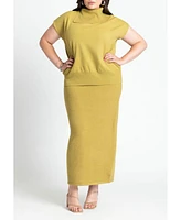 Eloquii Plus Asymmetrical Turtleneck Sweater
