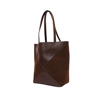 Women's The Veloure Tote Bag - Chocolate Brown