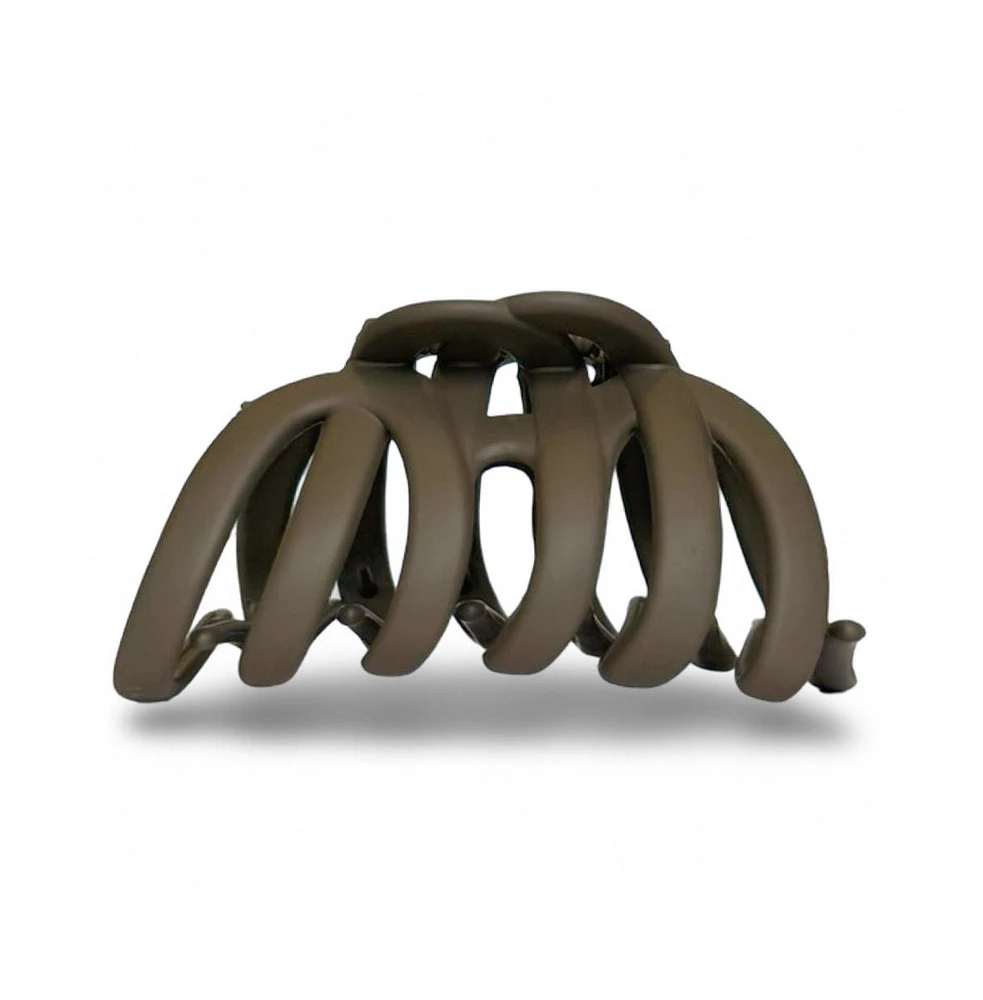 Extra Large Matte Claw Clip - Brown