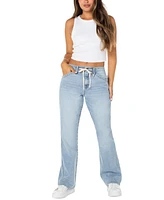 Celebrity Pink Juniors' Drawstring Bootcut Jeans