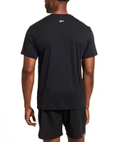 Reebok Distance Short Sleeve Crewneck Graphic Running T-Shirt