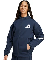 adidas Men's Full Zip Hooded Track Jacket