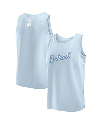 Fanatics Men's Light Blue Detroit Tigers Elements Tank Top