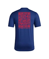 Adidas Men's Blue Fc Dallas Local Wrap T-Shirt