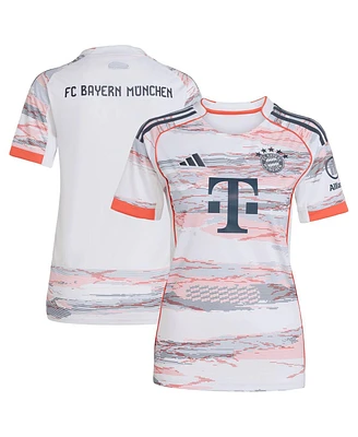Adidas Women's White Bayern Munich 2025/26 Away Replica Jersey