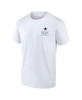 Fanatics Men's White Dallas Cowboys Repeat Stats T-Shirt
