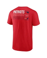 Fanatics Men's Red New England Patriots Repeat Stats T-Shirt
