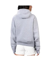 G-iii 4Her by Carl Banks Women's Heather Gray Detroit Tigers City Graphic Pullover Hoodie