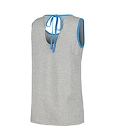 G-iii 4Her by Carl Banks Women's Heather Gray Ross Chastain Fastest Lap Fashion Tank Top