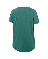 Nike Women's Green Boston Red Sox 2025 City Connect Flowy Fashion Tri-Blend Performance T-Shirt