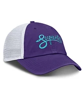 Nike Men's and Women's Purple/White Arizona Diamondbacks 2025 City Connect Club Trucker Adjustable Hat