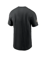 Nike Men's Black New Orleans Saints Sideline Performance T-Shirt